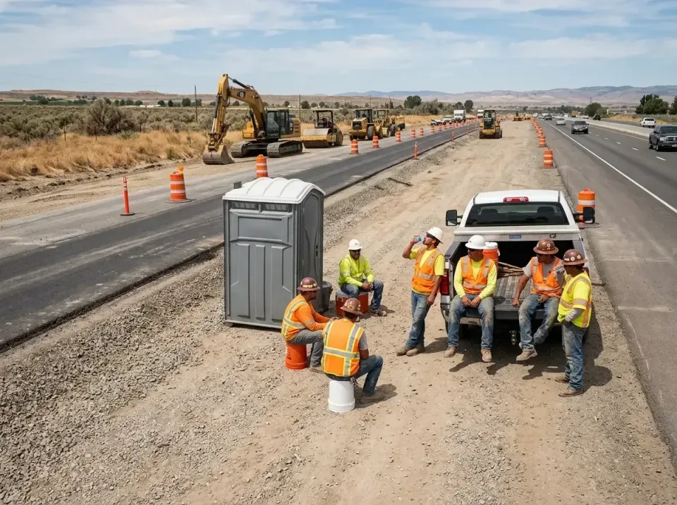 highway-road-construction-crew-007 — frequently asked questions, Porta Potty and Restroom Rentals in Juneau, WI